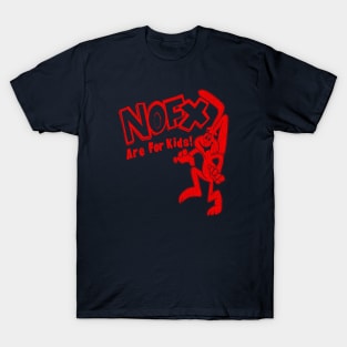 90s nofx are for kids red T-Shirt